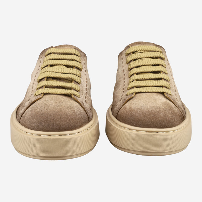 Santoni CLEAN ROW - Brown - Front View