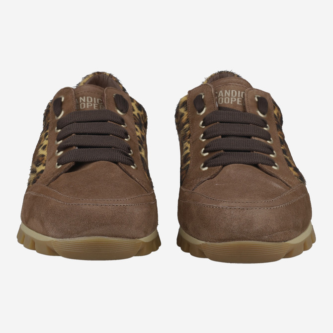 Candice Cooper RUNLO FLASH - Braun / Leo-Look - Frontansicht