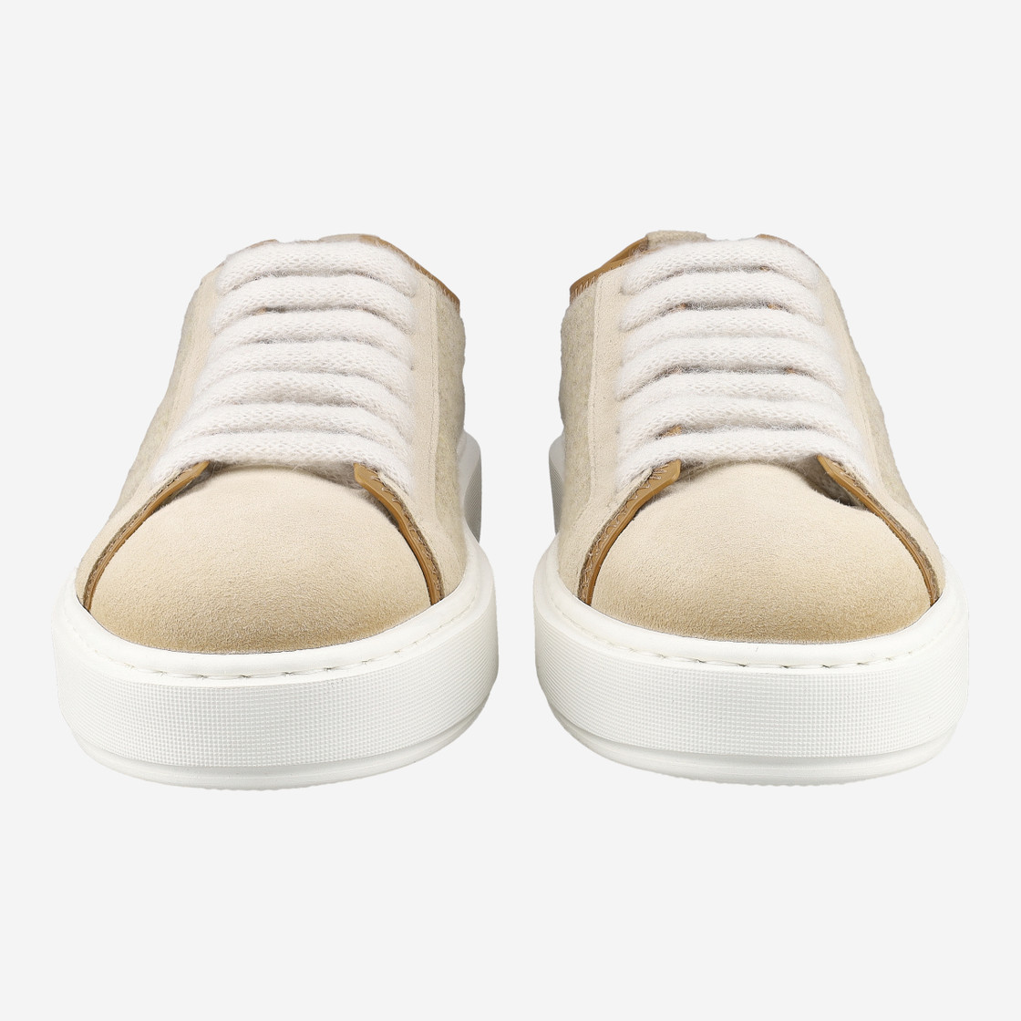 Santoni CLEAN WINT - Beige - Front View