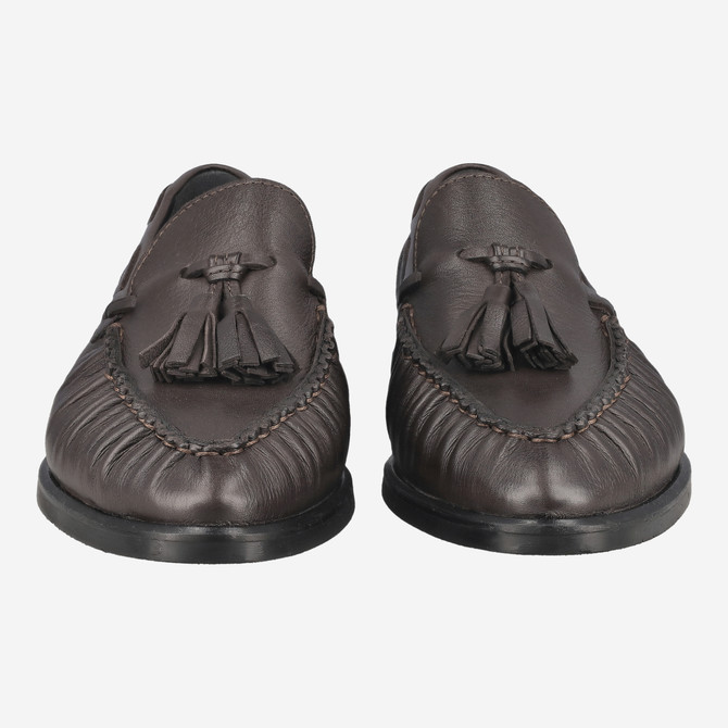 Donna Carolina KORAL TASSELS - Brown - Front View
