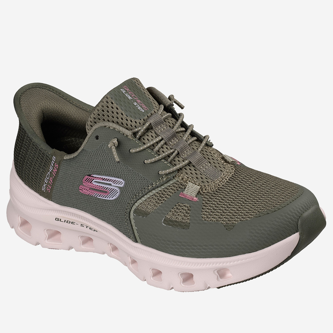 Skechers GLIDE STEP PRO - Grün - Frontansicht