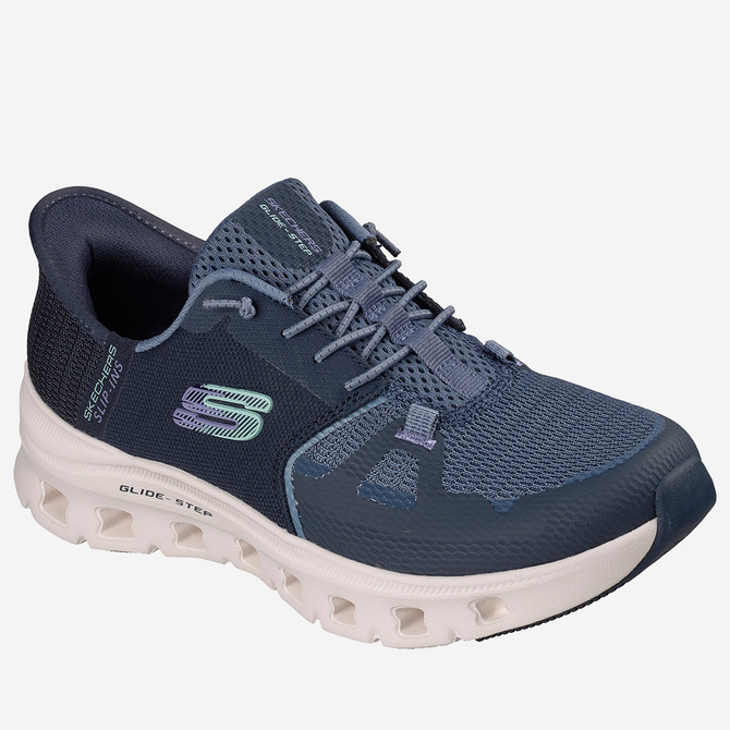 Skechers GLIDE STEP PRO - Blau - Frontansicht