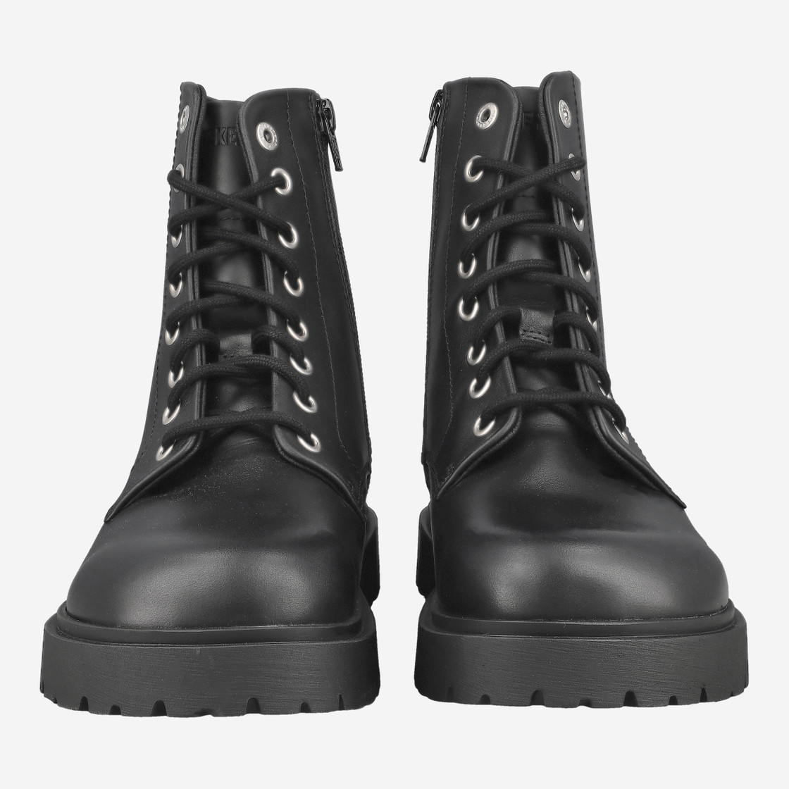 Birkenstock HIGHWOOD MID LACE - Black - Front View