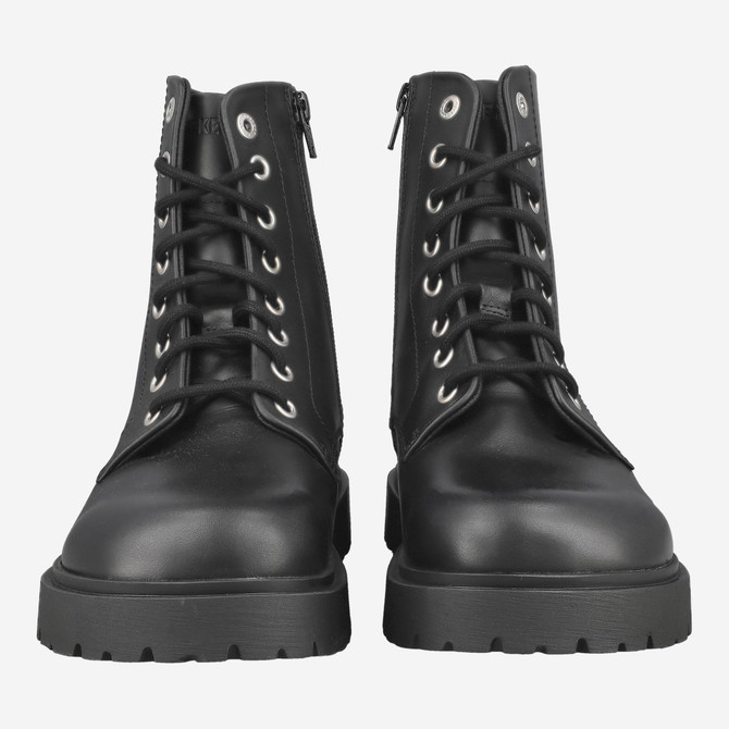 Birkenstock HIGHWOOD MID LACE - Black - Front View