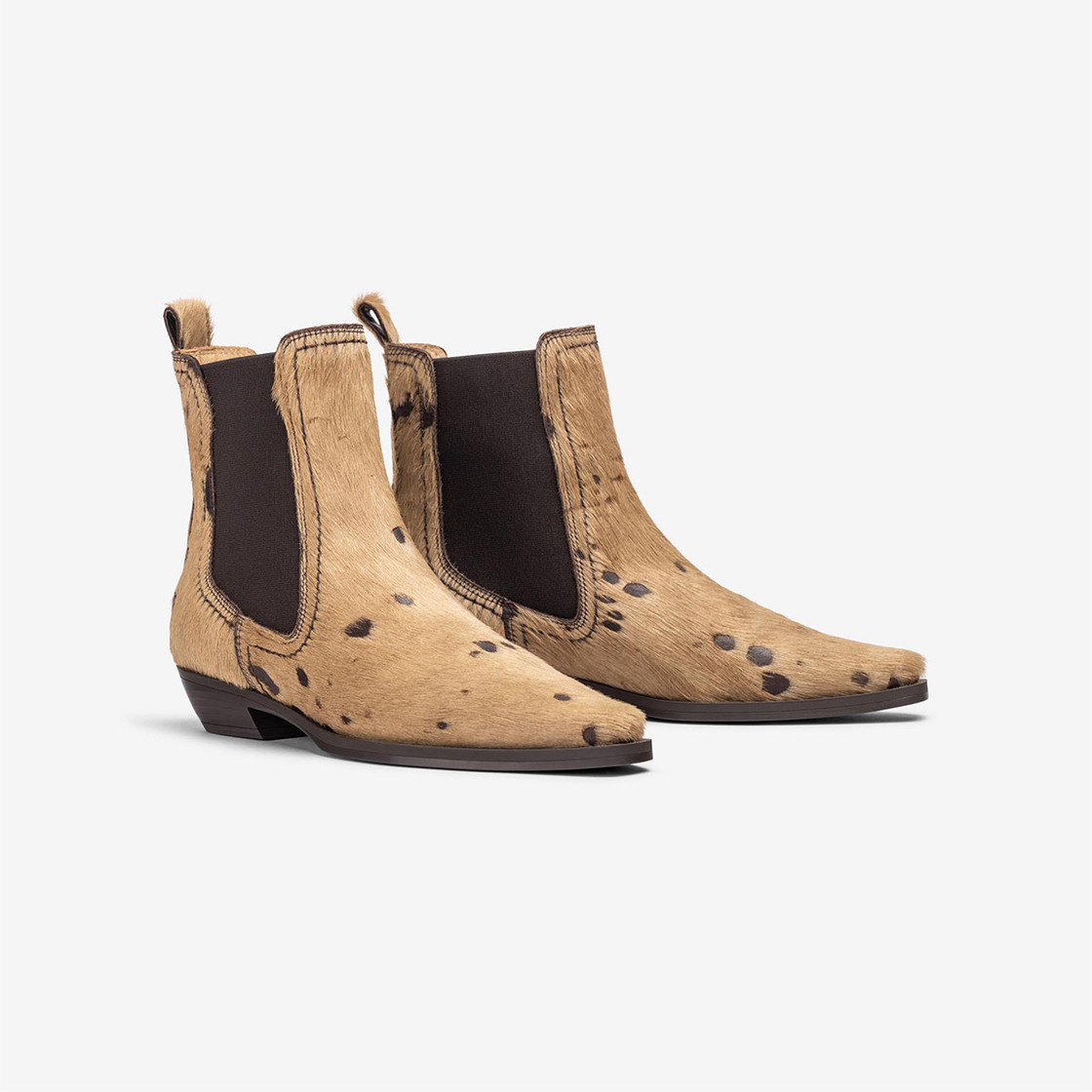 Unisa FLIPA - Brown, mixed colors - Front view