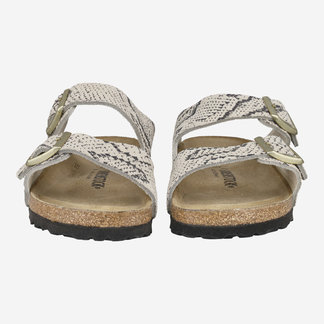 birkenstock ARIZONA RIVET LOGO - Beige kombiniert - Frontansicht