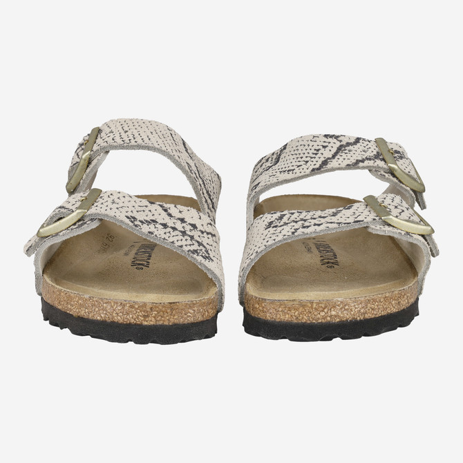 birkenstock ARIZONA RIVET LOGO - Beige kombiniert - Frontansicht