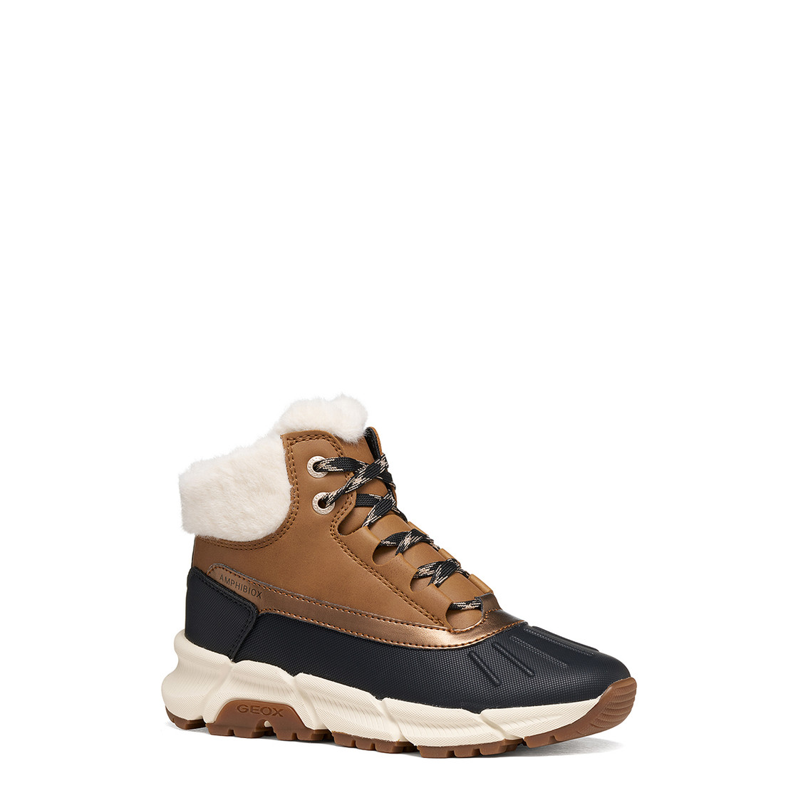 Geox FLEXYPER PLUS - Brown, mixed colors - Front view