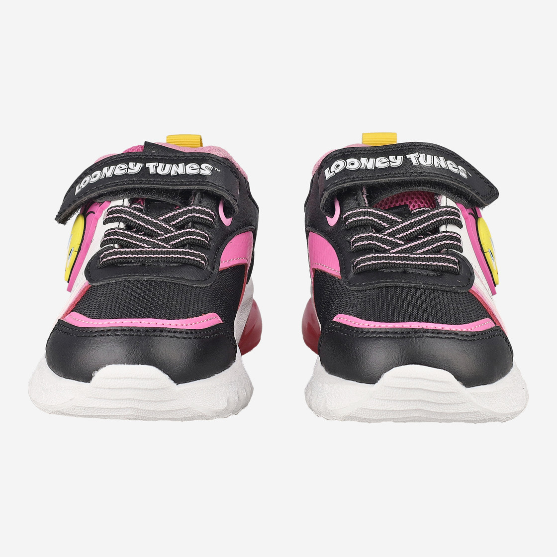 Geox CIBERDRON - Black and Pink - Front View