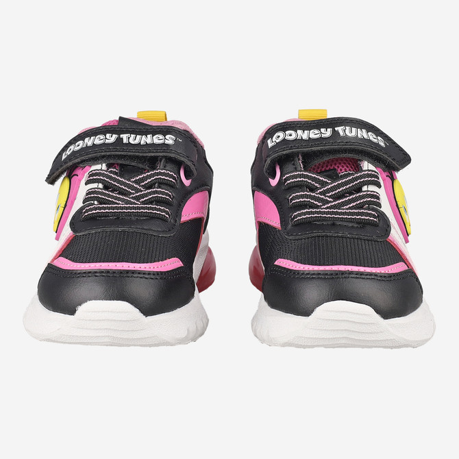Geox CIBERDRON - Black and Pink - Front View