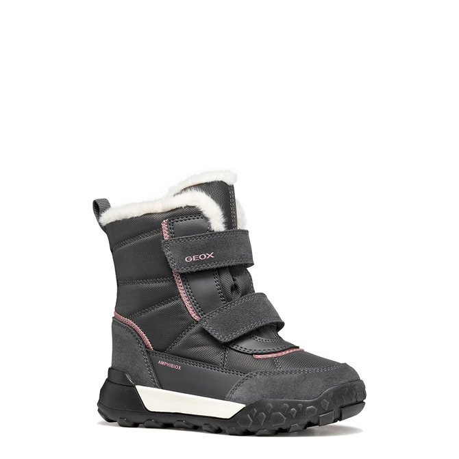 Geox TREKKYUP - Dark Gray - Front View