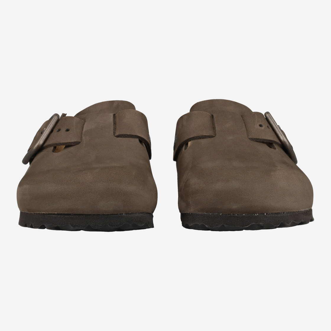 Birkenstock BOSTON WIRE BUCKLE - Brown - Front View