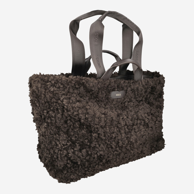 Boss Palmah TOTE - Brown - Side View
