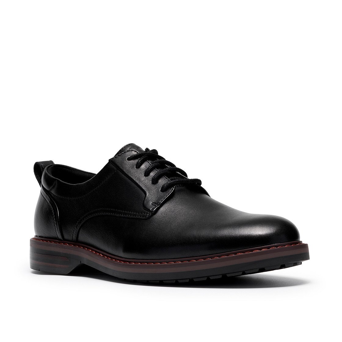 Clarks Aldwin2 Derby - Schwarz - Seitenansicht