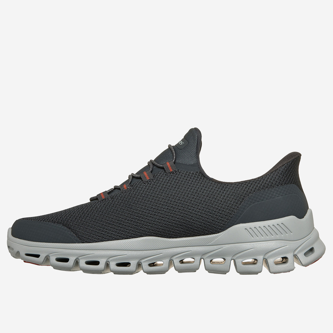 Skechers GLIDE STEP - Grau - Seitenansicht