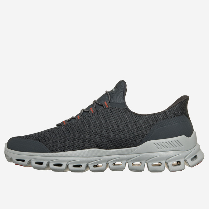 Skechers GLIDE STEP - Grau - Seitenansicht