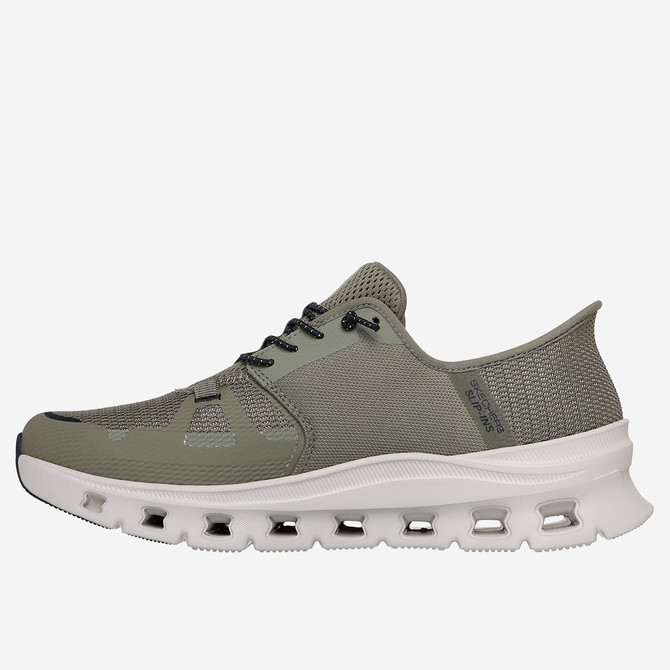 Skechers GLIDE STEP PRO - Grün - Seitenansicht