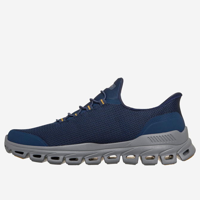 Skechers GLIDE-STEP - REMNYNT - Blau - Seitenansicht