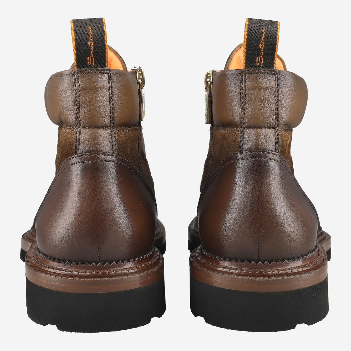 Santoni 19355 S50 - Brown - Side View