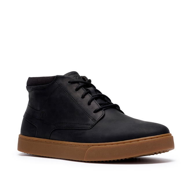 Clarks Lydford Mid - Schwarz - Seitenansicht