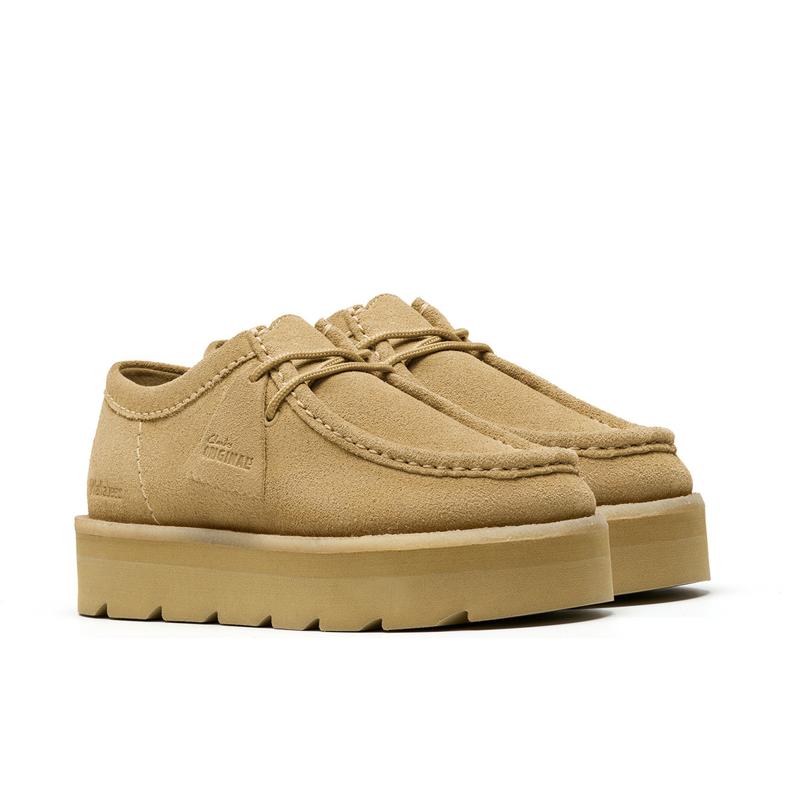 Clarks Meare Walla - Beige - Side View