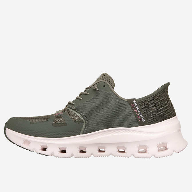 Skechers GLIDE STEP PRO - Grün - Seitenansicht