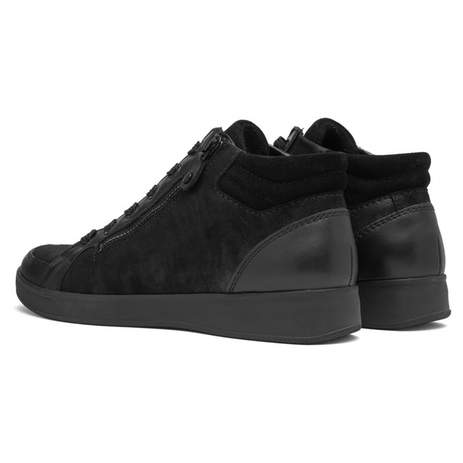 Ara ROM ST HIGH - Black / Leopard Print - Side View