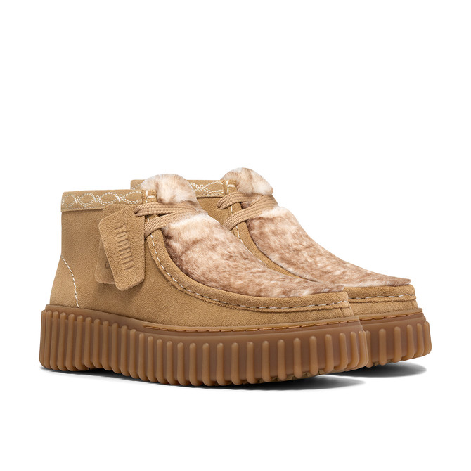 Clarks Torhill Moss - Beige - Seitenansicht