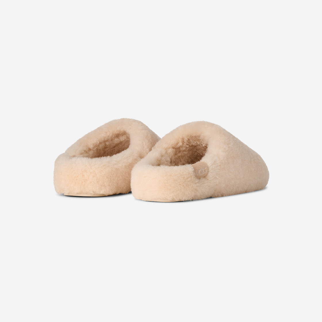 UGG Australia ELEA FLUFFED SLIP-ON - Beige - Side View