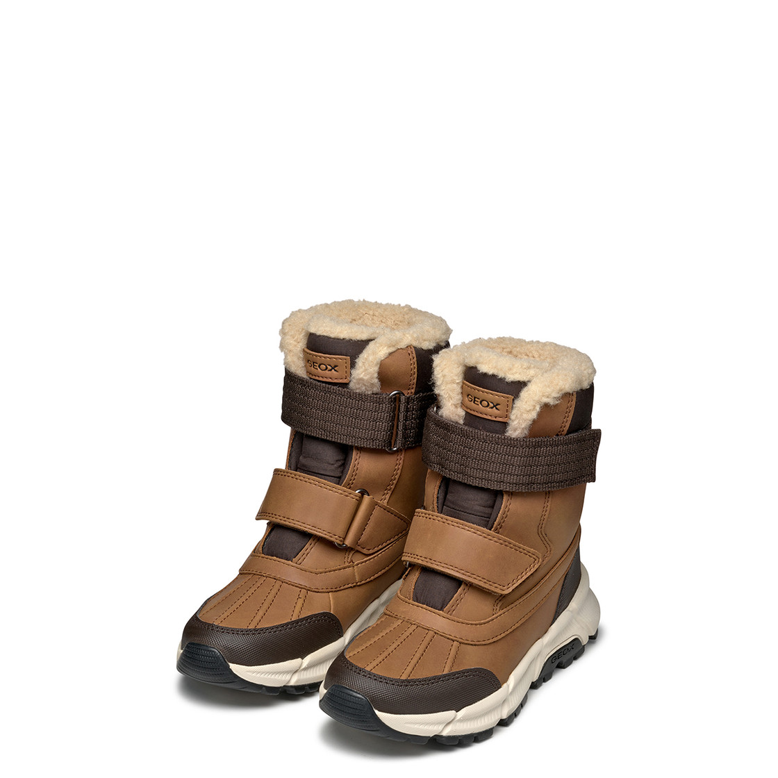 Geox FLEXYPER PLUS - Brown, mixed colors - Side view