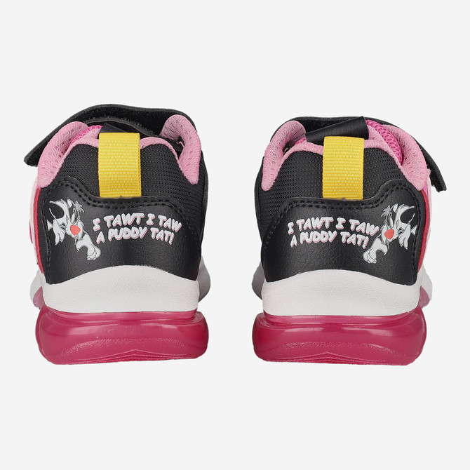 Geox CIBERDRON - Black and Pink - Side View