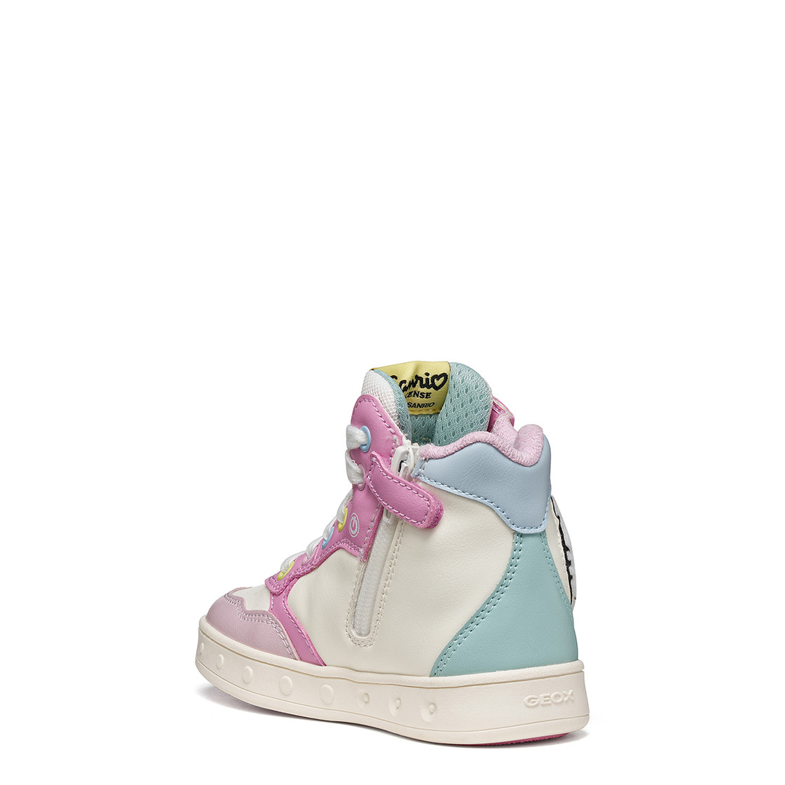Geox SKYLIN - Offwhite, Pastell (Pink, Blau) - Seitenansicht