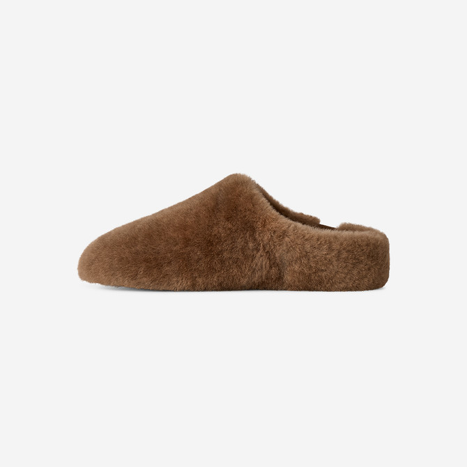 UGG Australia ELEA FLUFFED SLIP-ON - Brown