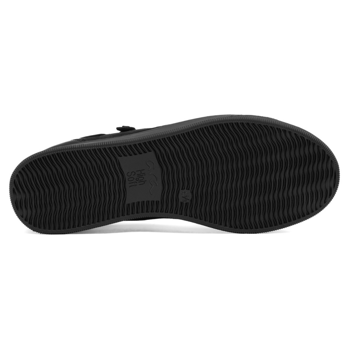 Ara ROM ST HIGH - Black / Leopard Print - Top View