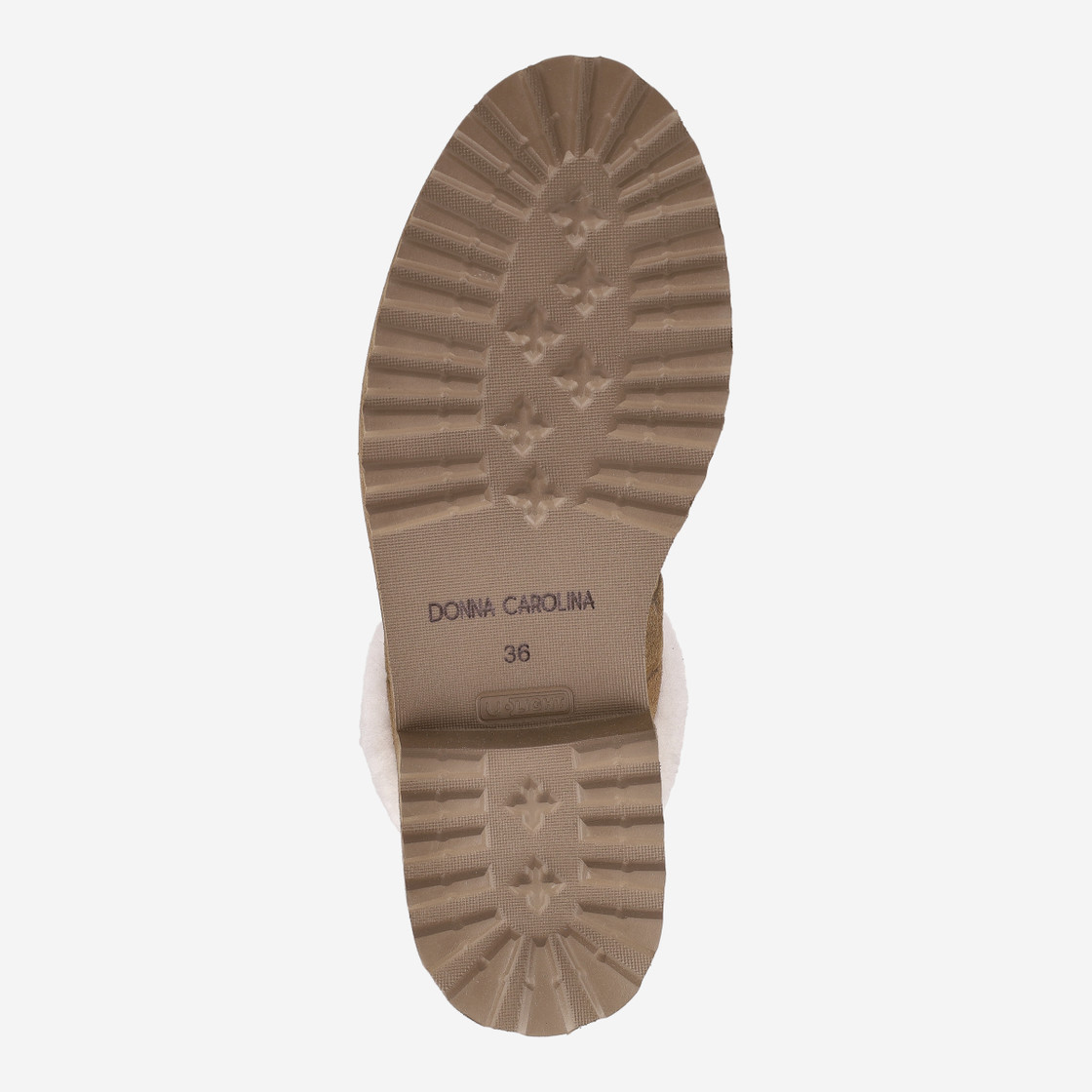 Donna Carolina KILLIA FLUFF - Brown - Top View