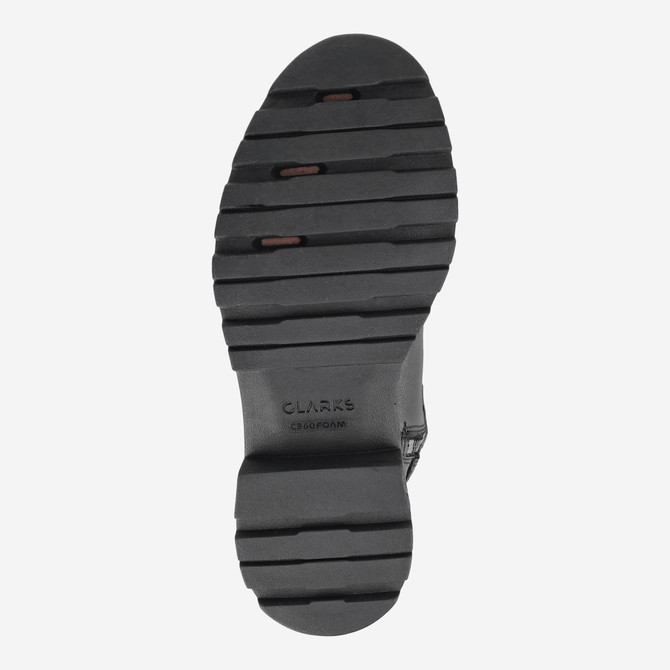 Clarks Code L Bay - Schwarz - Draufsicht