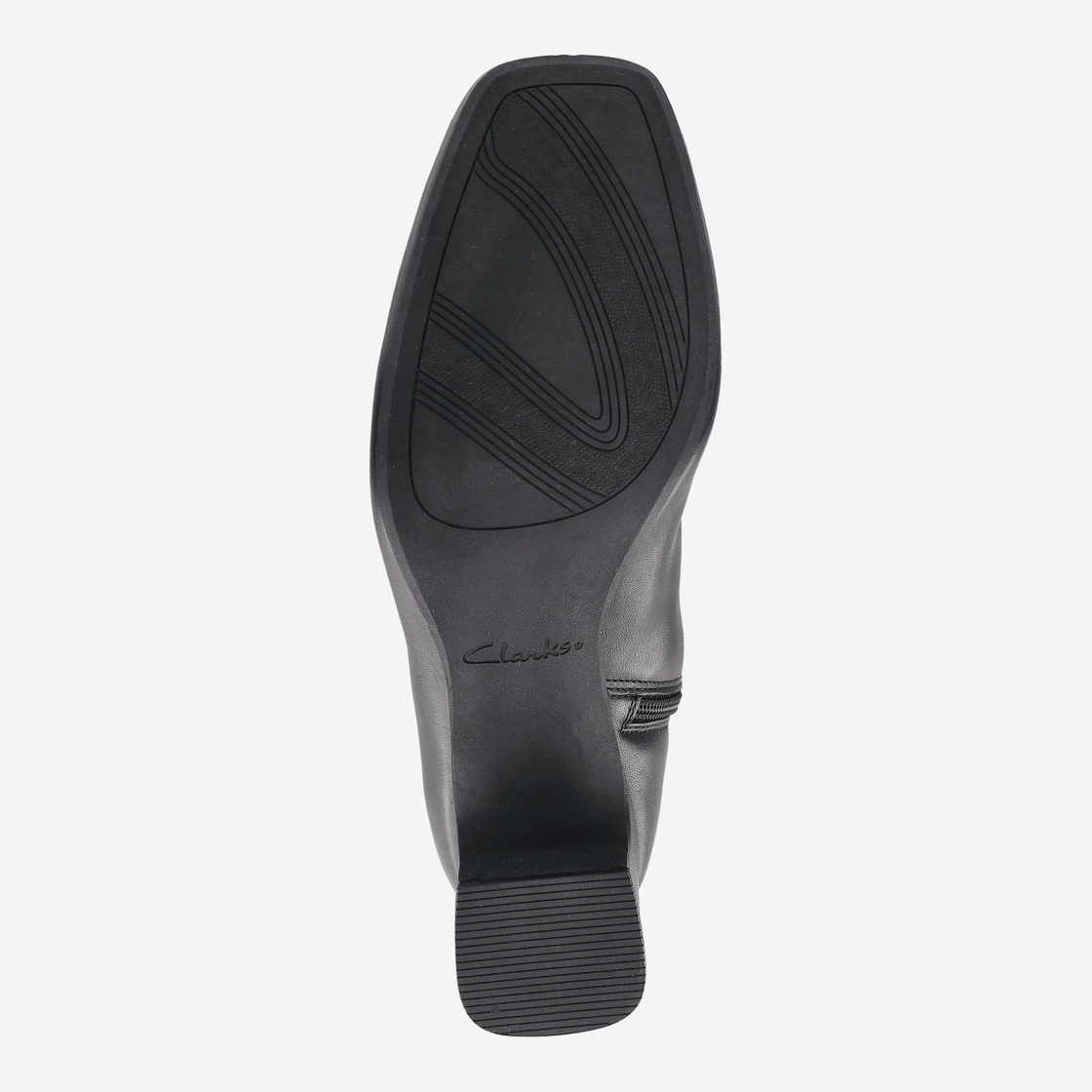 Clarks Fernie Zip - Schwarz - Draufsicht