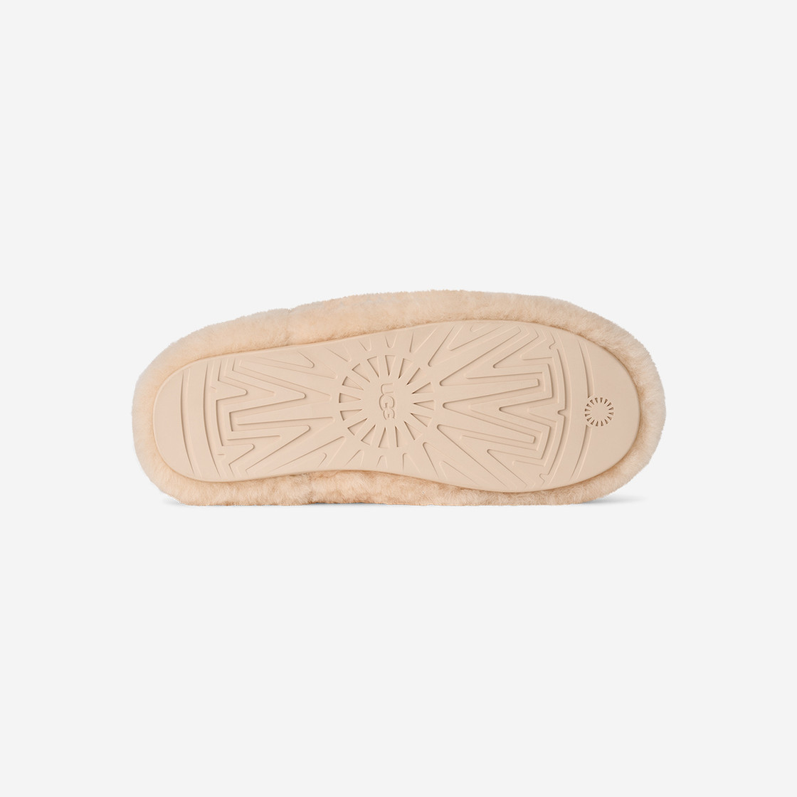 UGG Australia ELEA FLUFFED SLIP-ON - Beige - Top View