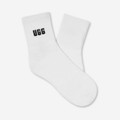UGG Australia QUINLIN LOGO QUARTER 3-PACK - White, Assorted - Top View