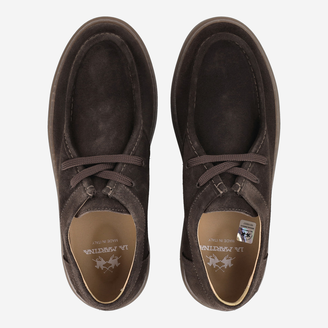 La Martina SUEDE - Braun - Sohle