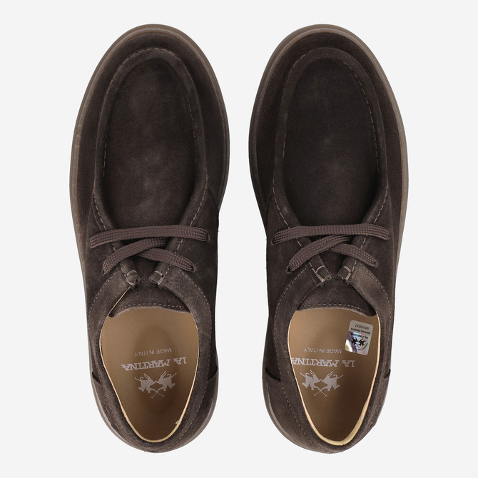 La Martina SUEDE - Braun - Sohle