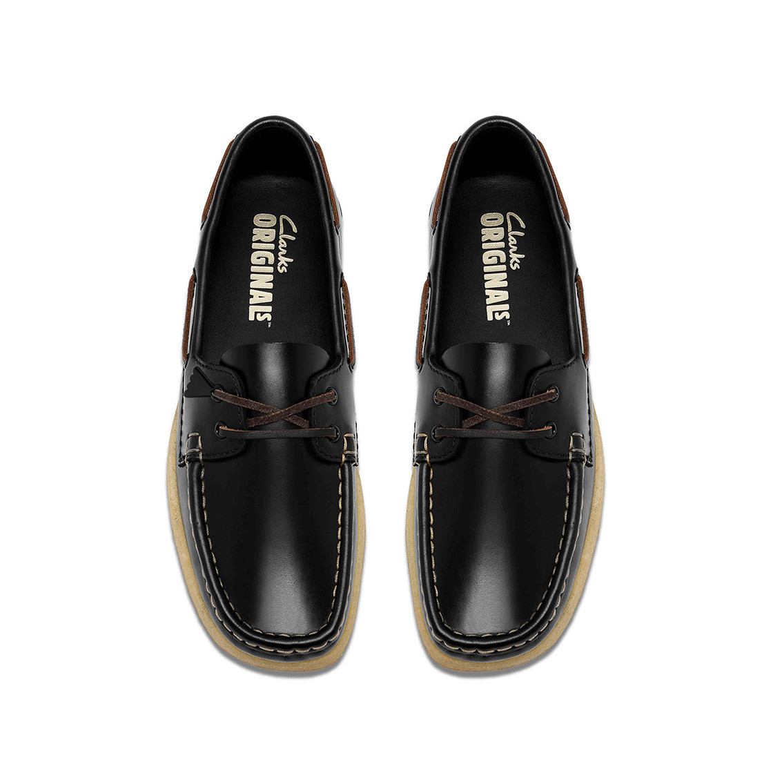 Clarks Godney Boat - Black - Sole