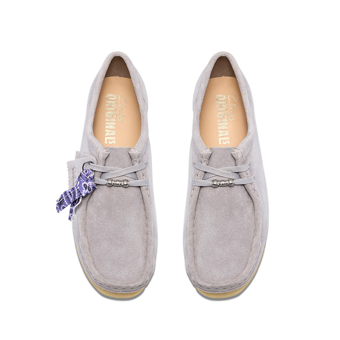 Clarks Wallabee - Grau - Sohle