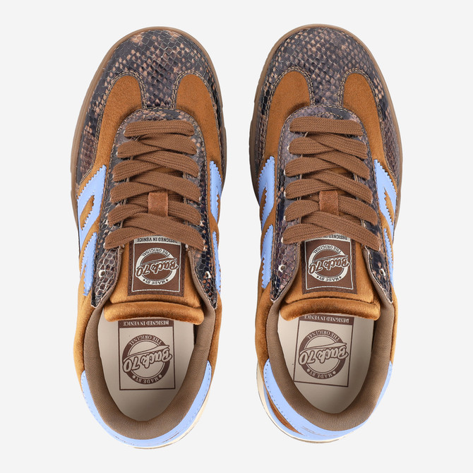 BACK 70 FIREBALL - Braun / Reptil - Sohle