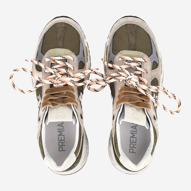 Premiata MASED - Beige / Green - Sole