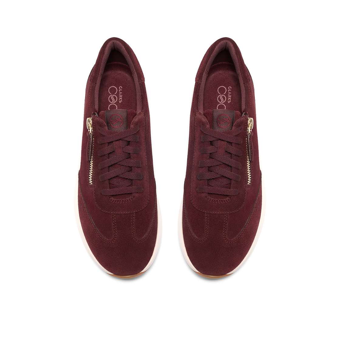 Clarks Code R Run - Rot (Bordeaux) - Sohle