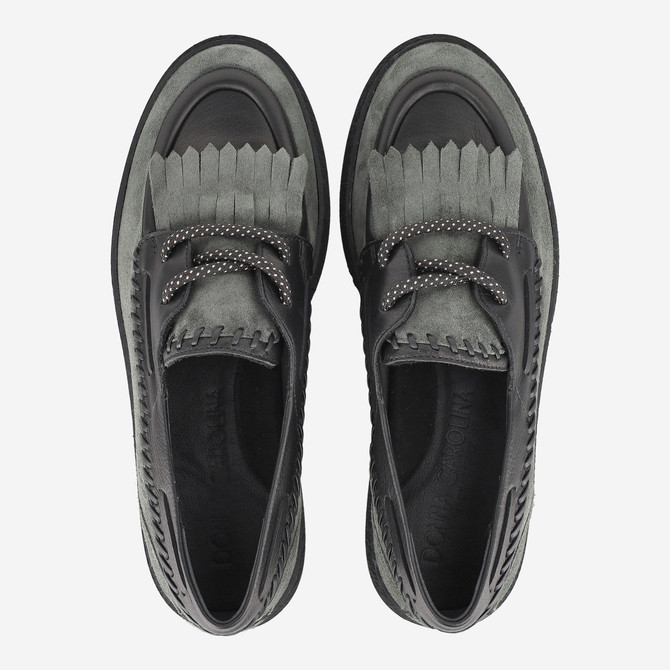 Donna Carolina KILLIA ELBA - Black / Dark Green - Sole