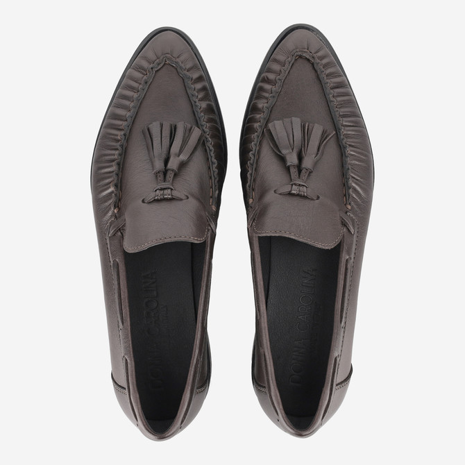 Donna Carolina KORAL TASSELS - Brown - Sole
