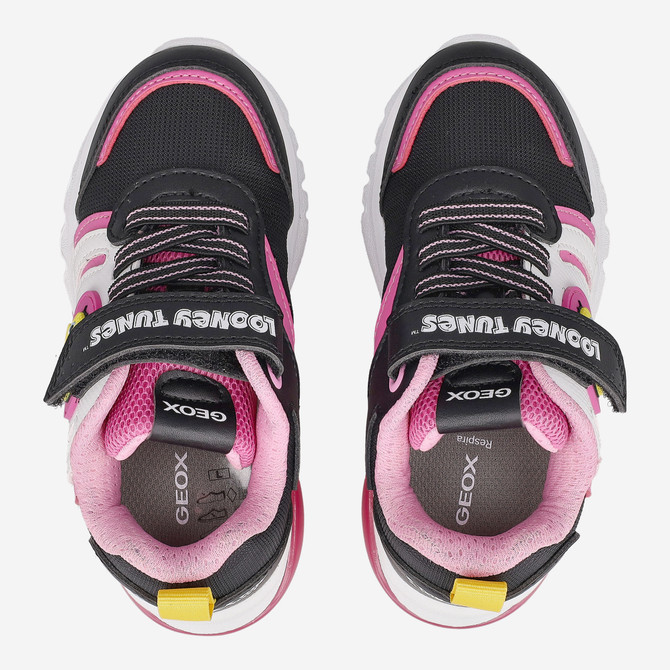 Geox CIBERDRON - Schwarz, Pink kombiniert - Sohle