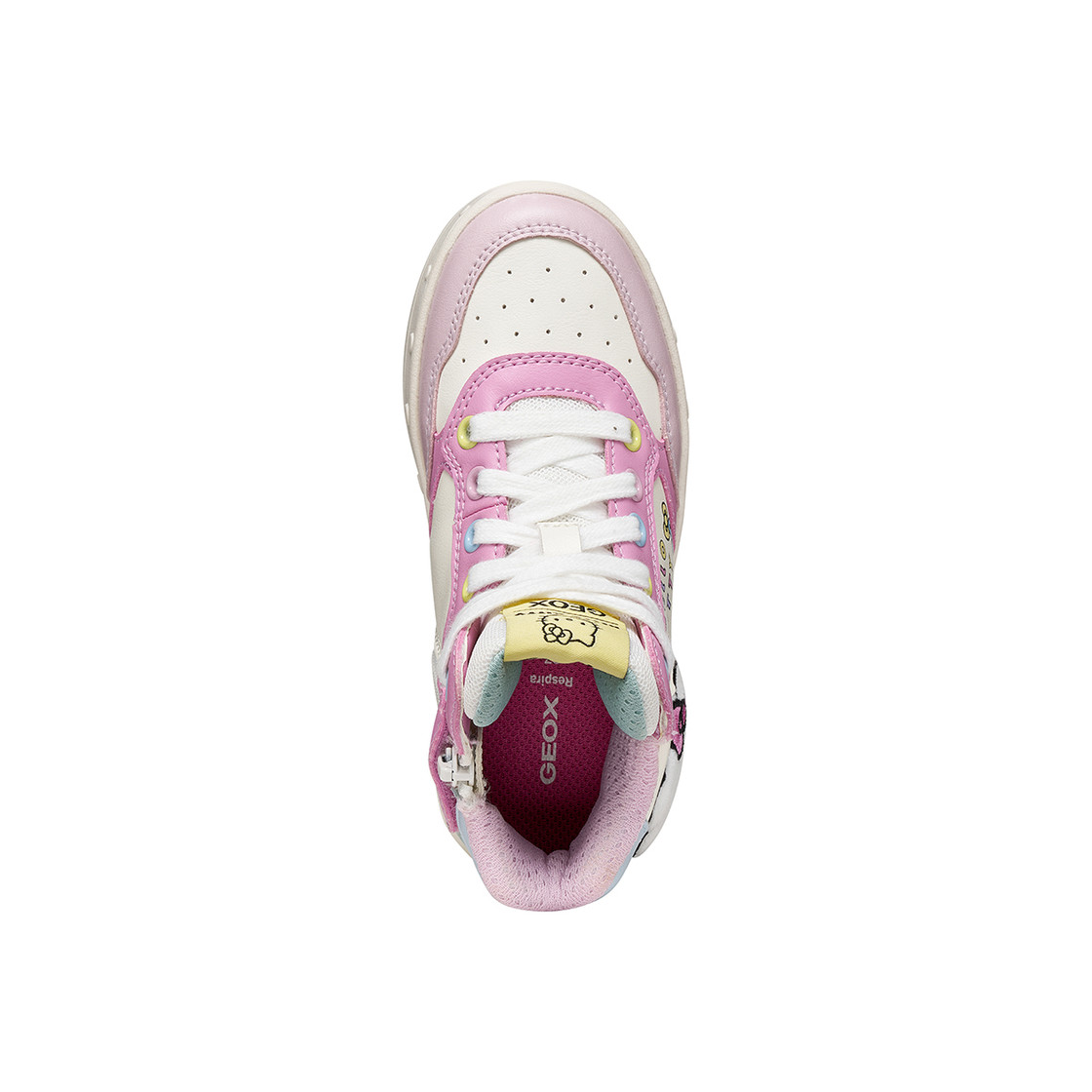 Geox SKYLIN - Offwhite, Pastell (Pink, Blau) - Sohle
